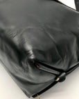 Form Function Form Black Horween Leather & Animal Print Flap 3 Way Bag