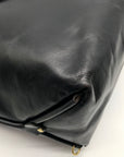 Form Function Form Black Horween Leather & Animal Print Flap 3 Way Bag