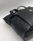 Giani Bernini Black FauxLeather Medium Shoulder Bag