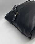 Giani Bernini Black FauxLeather Medium Shoulder Bag