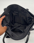 Giani Bernini Black FauxLeather Medium Shoulder Bag