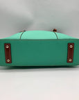 Dooney & Bourke Mint Green Pebbled Grain Leather Lexington Tote Bag