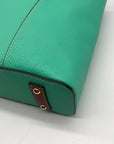 Dooney & Bourke Mint Green Pebbled Grain Leather Lexington Tote Bag