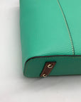 Dooney & Bourke Mint Green Pebbled Grain Leather Lexington Tote Bag
