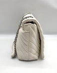 I.N.C. White Soft Ajae Galaxy Quilted Shoulder Bag