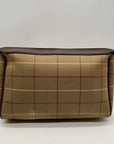 Burberrys Vintage Nova Check Canvas Zip Pouch