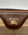 Burberrys Vintage Nova Check Canvas Zip Pouch