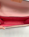 Kate Spade Pastry Pink Pebbled Leather Deco Shoulder Bag