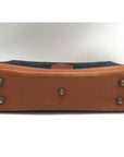 Vintage Dooney & Bourke Black and Tan All Weather Leather Crossbody Bag