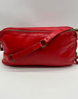 Latico Red Leather Crossbody Bag
