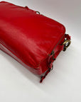 Latico Red Leather Crossbody Bag