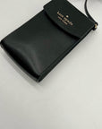 Kate Spade Black Saffiano Leather Phone Crossbody