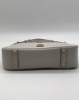 Dooney & Bourke Grey Lucca Leather Large Shoulder Bag