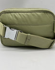 MMS Brands Green Fabric Fanny Pack