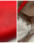 Michael Kors Red Saffiano Leather Tote Bag