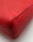 Michael Kors Red Saffiano Leather Tote Bag