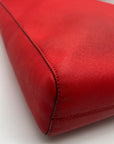 Michael Kors Red Saffiano Leather Tote Bag