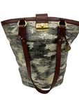 Brahmin Honey Brown Copa Cabana Leather Shoulder Bag