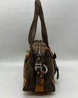B. Makowsky Brown Leather Shoulder Bag