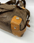 B. Makowsky Brown Leather Shoulder Bag