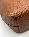 Kate Spade Brown Pebbled Leather Convertible Shoulder Bag