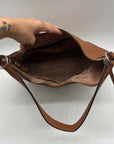 Kate Spade Brown Pebbled Leather Convertible Shoulder Bag