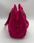Vera Bradley Pink Fabric Quilted Shoulder Bag