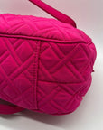 Vera Bradley Pink Fabric Quilted Shoulder Bag