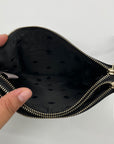 Kate Spade Black Nylon Double Zip Wristlet