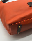Dooney & Bourke Orange Leather O- Ring Hobo Bag