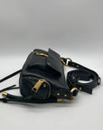Rebecca Minkoff Black Pebbled Leather Crossbody Bag