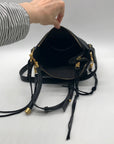 Rebecca Minkoff Black Pebbled Leather Crossbody Bag