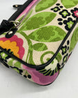 Spartina 449 Ivory Floral Port Passage Crossbody Bag