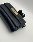 DKNY Black Leather Crossbody Bag