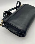 DKNY Black Leather Crossbody Bag