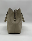 Michael Kors Gray Saffiano Leather Savannah Satchel Bag