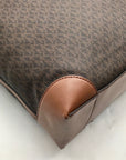 Michael Kors Brown Signature Coated Canvas Tote Bag