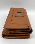 Michael Kors Luggage Brown Leather Wallet