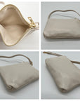 Like Dreams Ivory Quilted Convertible Shoulder Bag With Wallet