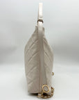 Like Dreams Ivory Quilted Convertible Shoulder Bag With Wallet