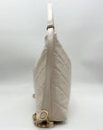 Like Dreams Ivory Quilted Convertible Shoulder Bag With Wallet