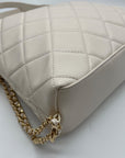 Like Dreams Ivory Quilted Convertible Shoulder Bag With Wallet