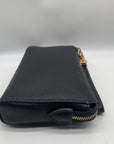 Fossil Black Leather Wristlet