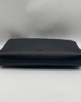 Fossil Black Leather Wristlet