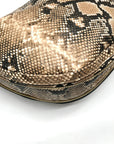 I.N.C. International Concepts Camel Snake Embossed Crossbody Bag