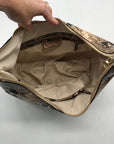 I.N.C. International Concepts Camel Snake Embossed Crossbody Bag