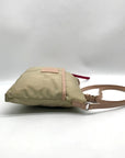 Coach Cream & Beige Monogram Nylon Legacy Weekend Crossbody 24861