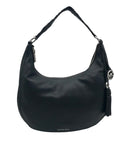 Michael Kors Black Pebbled Leather Lydia Hobo Tote Bag