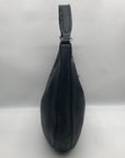 Michael Kors Black Pebbled Leather Lydia Hobo Tote Bag