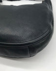 Michael Kors Black Pebbled Leather Lydia Hobo Tote Bag